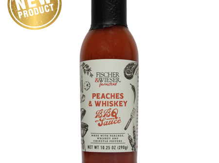 Peaches & Whiskey BBQ Sauce - New Label