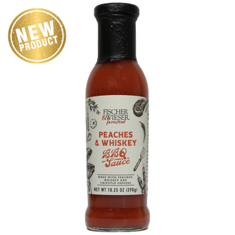 Peaches & Whiskey BBQ Sauce - New Label