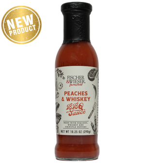 Peaches & Whiskey BBQ Sauce - New Label