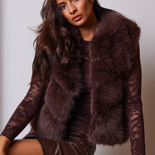 Rosario Faux Fur Vest-gallery-44930758181114