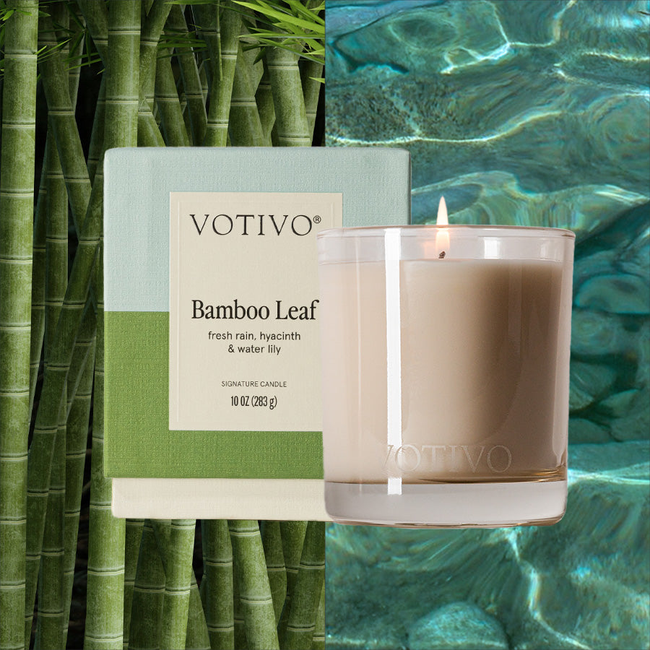 Bamboo Leaf 10 oz. Signature Candle-gallery-32117624438886