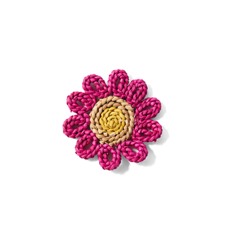 Island Weave Pink Coasters (Set of 4)