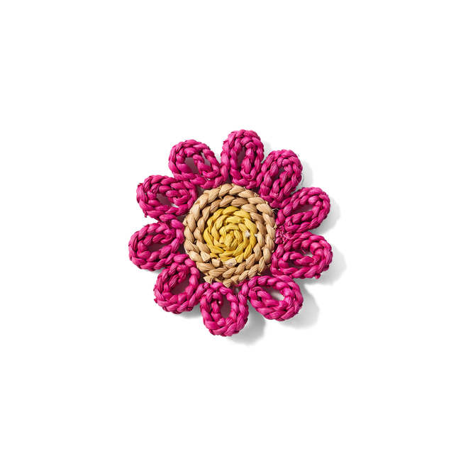 Island Weave Pink Coasters (Set of 4)-gallery-47755561926937