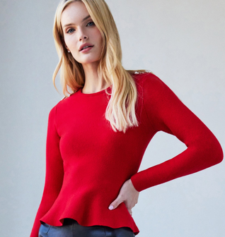 Panache Peplum Sweater