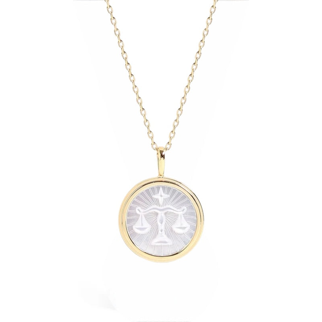 Scales of Justice Vermeil Necklace-gallery-32013545799746