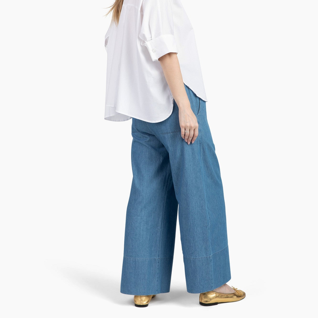 Take Pause Pant Set - Chambray-gallery-51834742210848