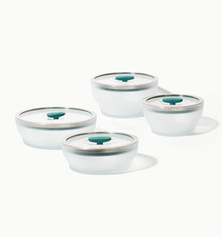 8-Piece Glass Round Dish Set