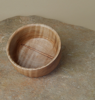 Tiger Maple: Short King Bowl