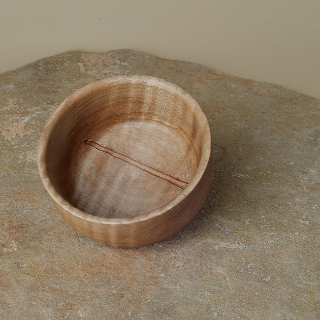 Tiger Maple: Short King Bowl-gallery-38312661975218