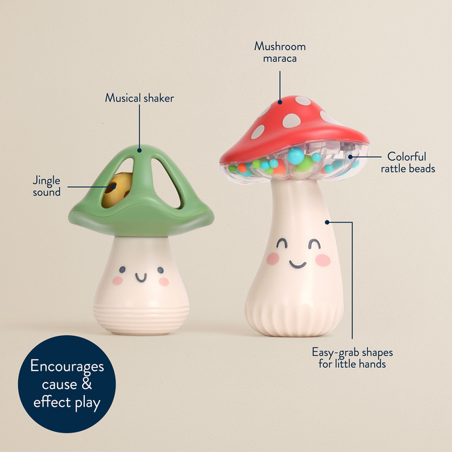 Itzy Mini Maracas™ Musical Rattle Set-gallery-37708527534251