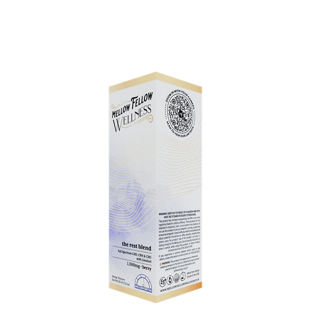 The Rest Blend CBD Tincture - 1500mg - Berry-gallery-37327692398798
