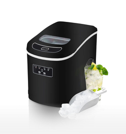 Whynter IMC‑270MB Portable Ice Maker - 27 lb, Metallic Black, Bullet‑Ice Cubes