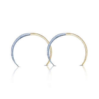 14K Double Tusk Earrings