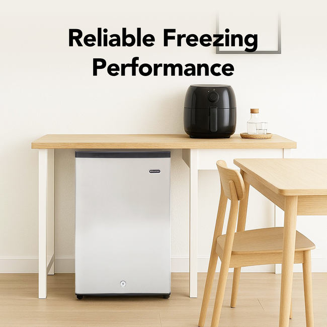 Whynter Stainless Steel Upright Freezer, 2.1 cu ft Stainless Steel CUF-210SS-gallery-47033927074040