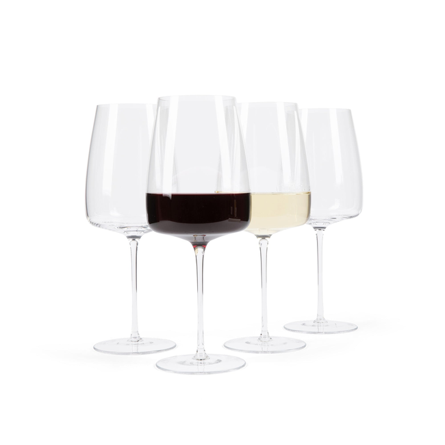 Tall Pour Crystalline Wine Glasses (4-Piece Set)-gallery-53875351585140