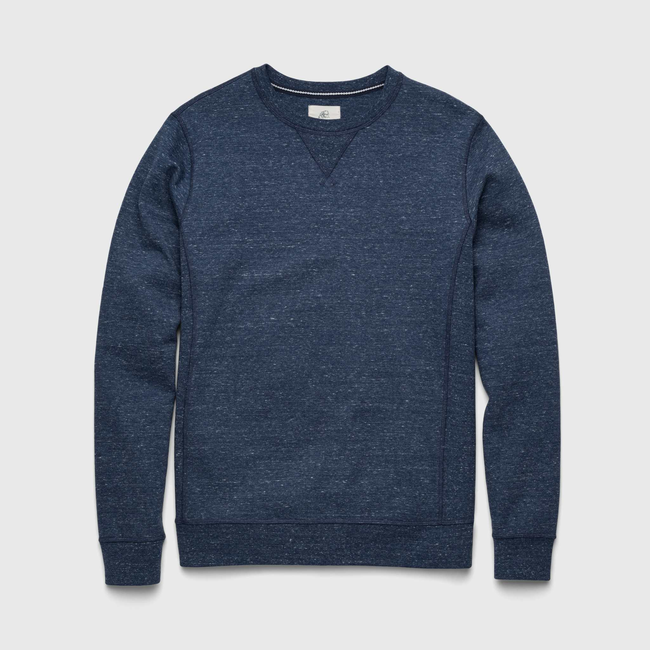 Butch Melange Crewneck - Navy Heather-gallery-42415450063106