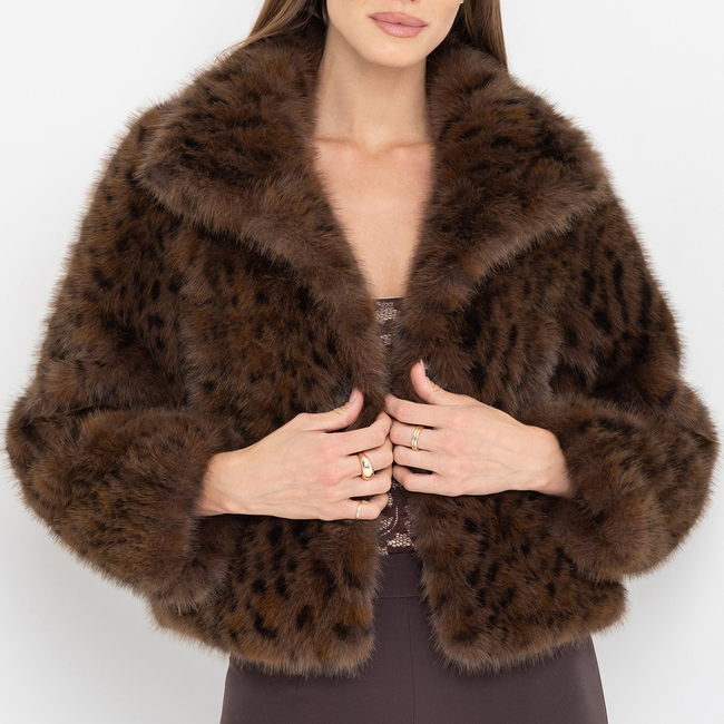 Lexy Leopard Faux Fur Jacket-gallery-44926592844026