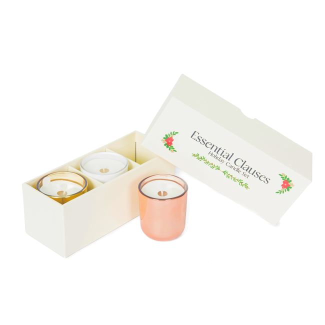 Essential Clauses Holiday Candle Set-gallery-34637740048450