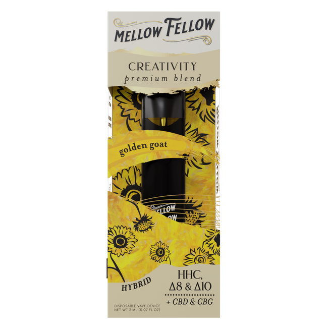 Creativity Blend 2ml Disposable Vape - Golden Goat (Hybrid)-gallery-36335882338510