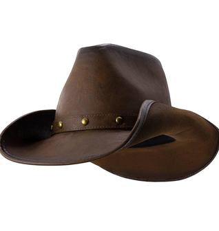 Deadwood Trading Broken Hill - Faux Leather Outback Hat