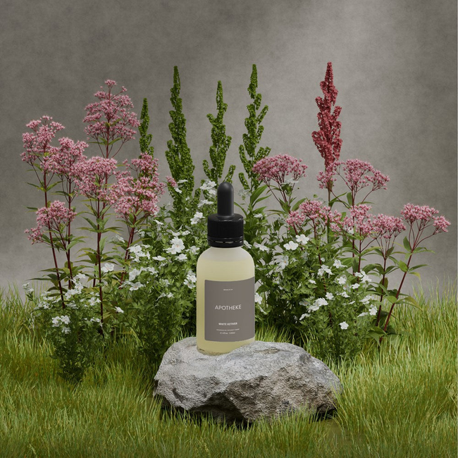 White Vetiver Scent Tower Diffuser Fragrance Oil, 30 ml-gallery-32791691984961