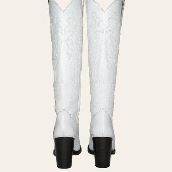 Aspen White Wide Calf Boots-gallery-38281965076704