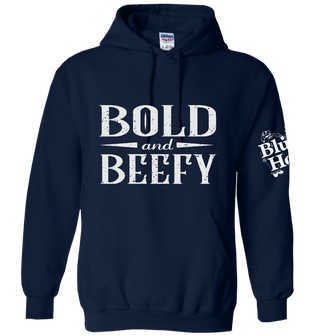 Bold & Beefy Hoodie - Navy