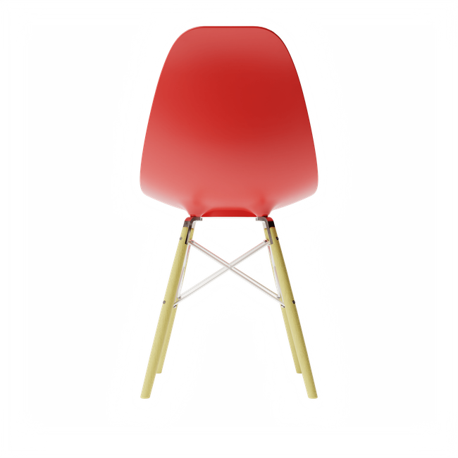 Red Orange MicroShell Chair™-gallery-47792330309918