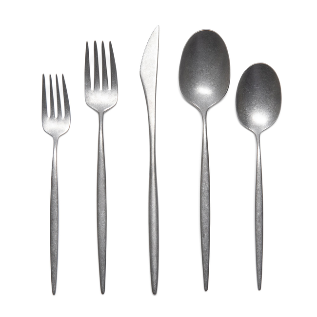 Vintage Stainless Steel Flatware Set (20-Piece Set, 4 Place Settings)-gallery-53882601308532