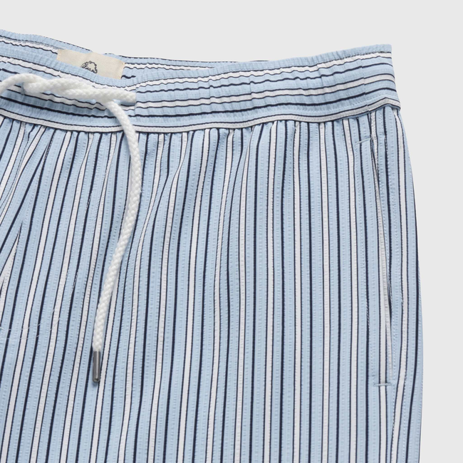 Jimmy 6.5" Seersucker Stripe Volley - Skyway Blue-gallery-47040695173378