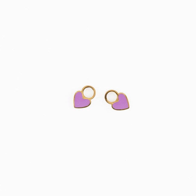 Enamel Heart Charm-gallery-37982607081646