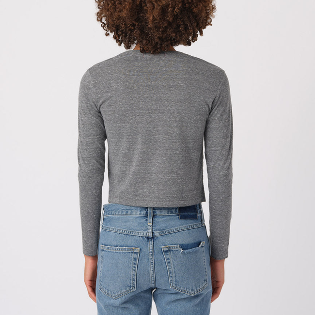 L/S Babe Tee <br> Heather Grey-gallery-31392748273730