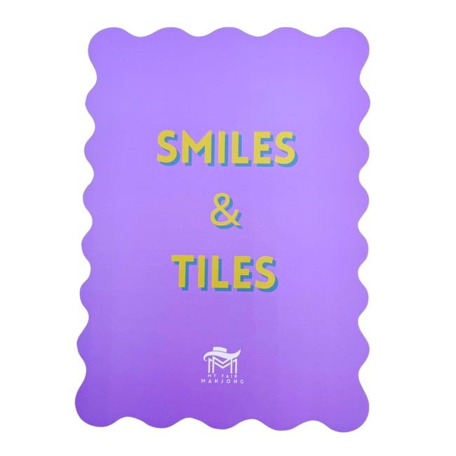 MAHJONG SHUFFLE CARD  |  Scalloped Edges & Bright Colors  |  Sized to Store with League Cards-gallery-48413125050679