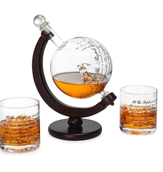 Attorney Whiskey Decanter Set - 850ml with 2 Glasses