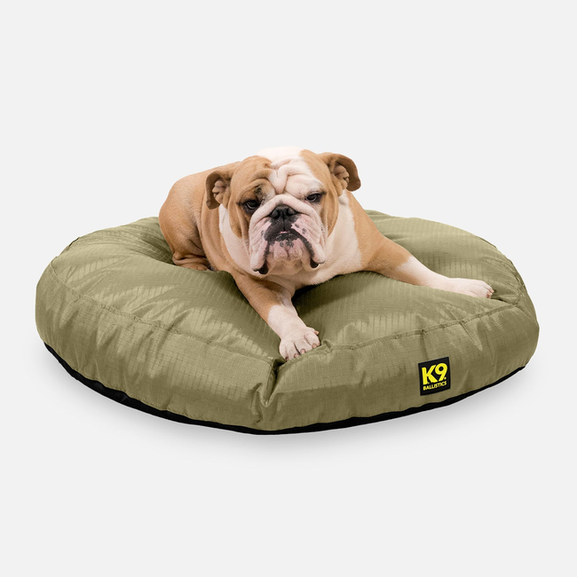 Tough Ripstop™ Round Pillow Dog Bed-gallery-35582968037515