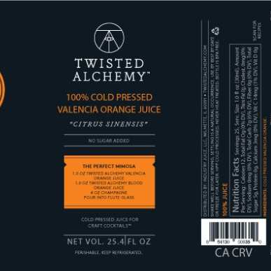 25.4oz 100% VALENCIA ORANGE JUICE COLD PRESSED-gallery-52898735685999