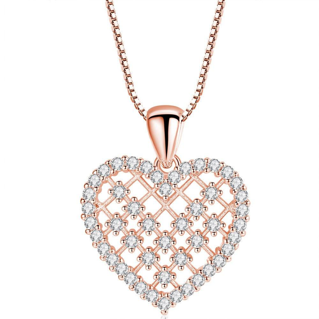 Crystal Heart Necklace-gallery-30351439396922