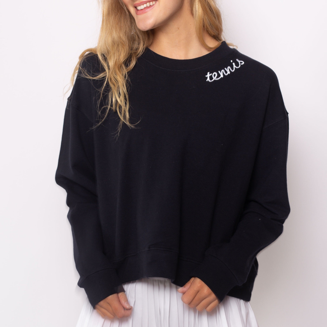 Tennis patches sweatshirt-gallery-35118757413024