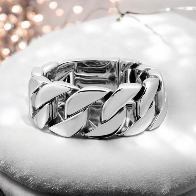 Nina Cuban Bracelet-gallery-42502803063034