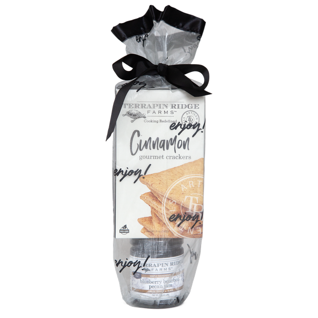 Everyday Grab and Go Giftset with Blueberry Bourbon Pecan Jam and Cinnamon Crackers-gallery-61252066673006