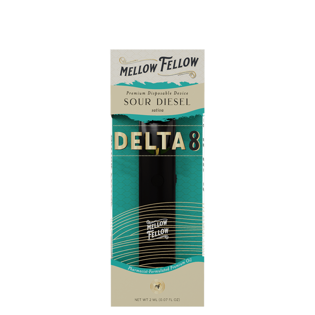 Delta 8 Premium 2ML Disposable Vape - Sour Diesel (Sativa)-gallery-37045923545294