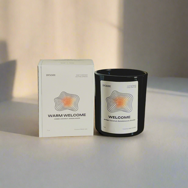 Welcome—Scented Coconut Wax Candle, 7oz-gallery-52643845341458