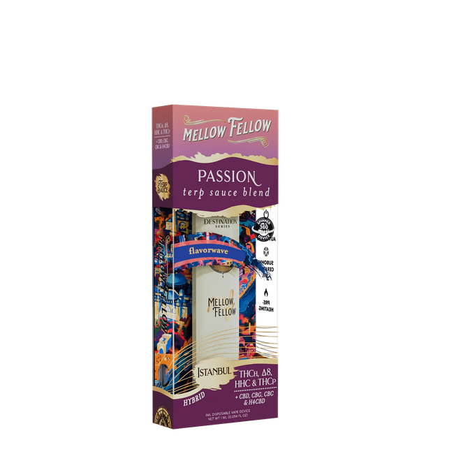 Passion Blend - Terp Sauce 1ml Disposable Spinner Vape - Flavorwave (Hybrid)-gallery-37327604383950