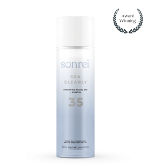 Sea Clearly® Hydrating SPF 35+ Growth Factor Clear Face Sunscreen Gel/Primer