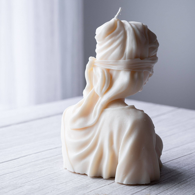 Blind Lady Justice Statue Candle-gallery-32624155557954