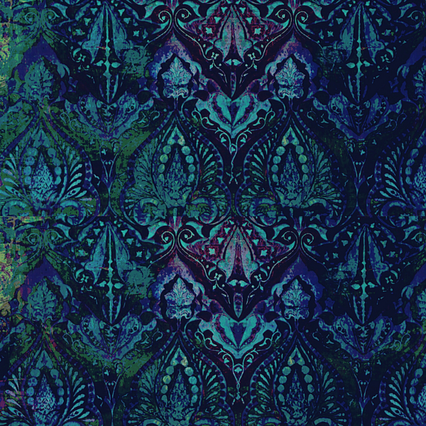 Peel and Stick Wallpaper - Neela / Blue-gallery-30560048644209