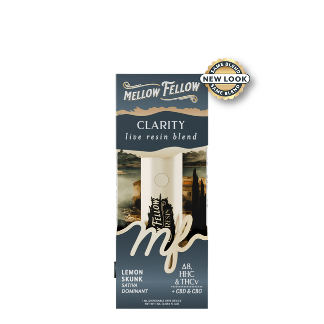Clarity Blend - Live Resin 1ml Disposable Vape - Lemon Skunk (Sativa Dominant)-gallery-36987862515918
