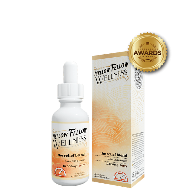 The Relief Blend CBD Tincture - 10,000mg - Berry-gallery-37003735695566