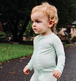 Pear Stripe Bamboo Sleeper