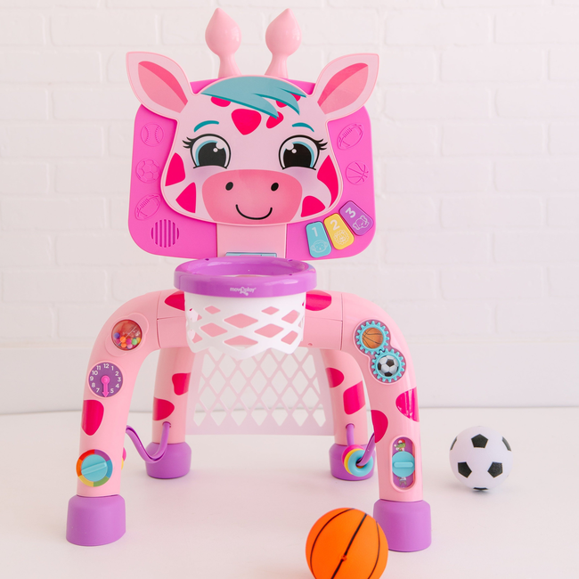 Giraffe Play & Score Activity Center - Pink-gallery-41429453963480